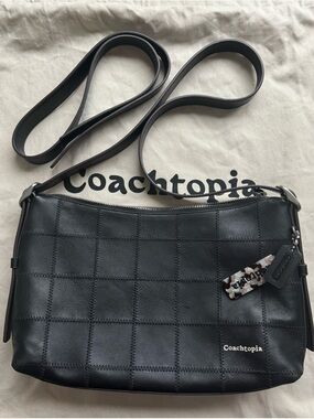Coach Coachtopia Alter Ego Patchwork Leather purse with Tortoiseshell hang tag